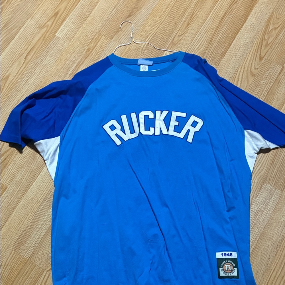 Blue Rucker Raglan T-Shirt